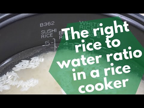 Water Ratio Jasmine Rice Cooker