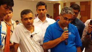 Team Smart Portable Iot Vaccine Monitor Intel Roadshow 2016 Bangalore