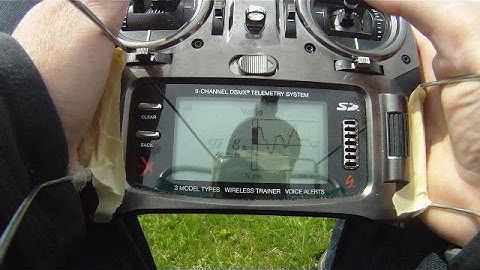 Spektrum DX9 with variometer, thermal hunting.