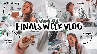 college finals day in my life: projects, coffee montage, MOUSE in my closet, packages & more [v. 02]