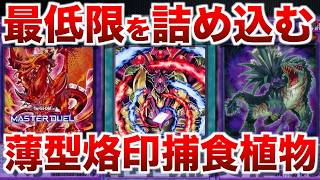 烙印捕食植物】デッキの枚数を薄くした薄型構築！【#遊戯王マスター