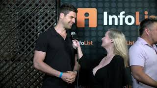 Josh Murray at the Infolist Pre Comic-Con Bash