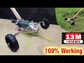 HOW TO MAKE GRASS CUTTER USING ANGLE GRINDER/amazing idea/The latest lawn mower using angle grinder