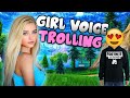 Girl voice trolling the biggest simp in fortnite