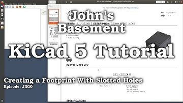 KiCad 5 #14  Creating a Footprint With Slotted Holes