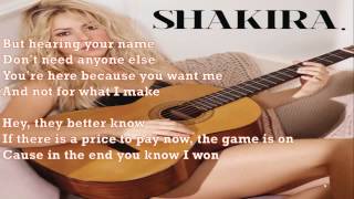 Shakira    Spotlight LYRICS