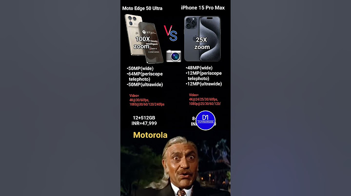 iPhone 15 Pro Max vs Moto Edge 50 Ultra 5G Comparison 📷 Camera 📸