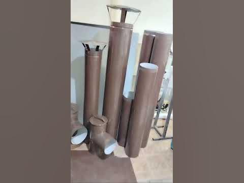 Готовые оцинкованные трубы для газовых котлов. - YouTube