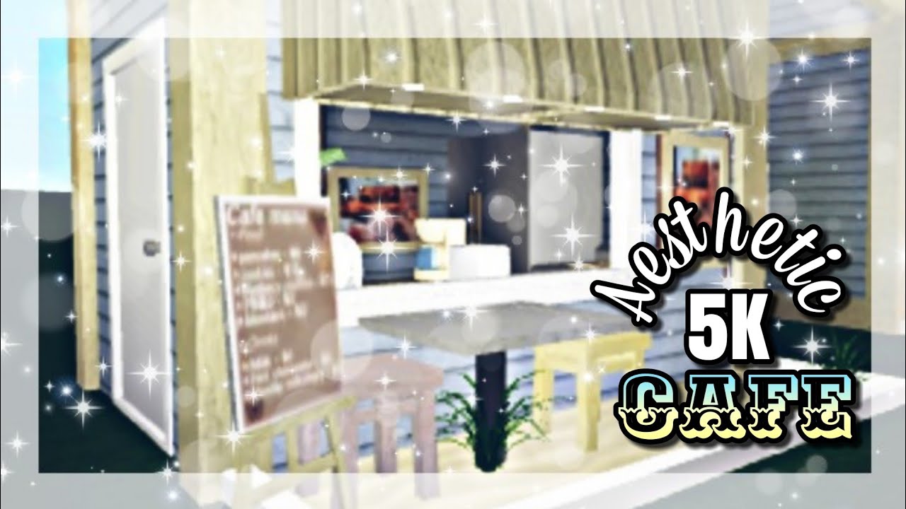 Roblox Bloxburg Aesthetic 5k Cafe Youtube - grand opening of my hack bakery on bloxburg roblox youtube