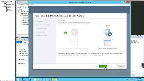 VMware vSphere 6.5 PSC installation