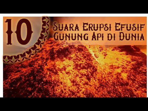 Video: Di mana letusan efusif terjadi?