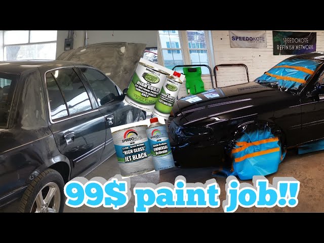 Super Jet Black urethane basecoat clearcoat auto body restoration