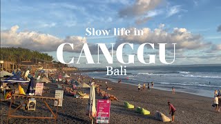 Slow Life in Canggu, Bali | Surf watching, Sunsets, Chilling at cafes