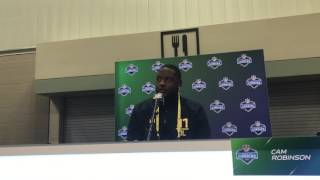 Cam Robinson on why he's best left tackle in 2017 NFL draft