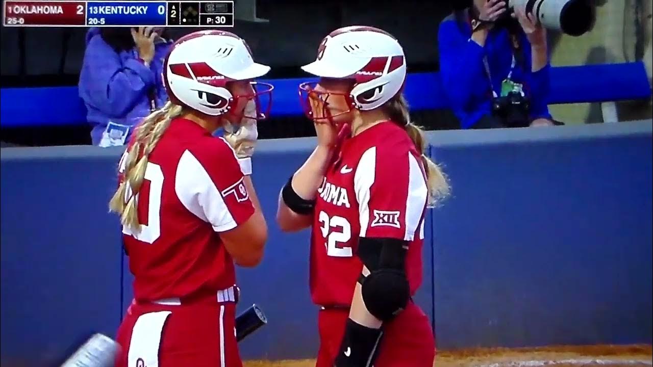Oklahoma softball's Lynnsie Elam hits home run vs. Kentucky YouTube