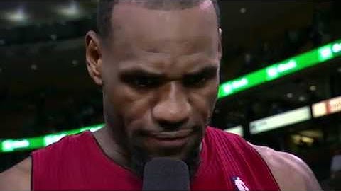LeBron James  Post-Game Interview - Game 6 NBA Playoffs