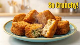 These Crispy Bread Chicken Bites Will Become Your New Favorite Snack! 🔥 Easy Chicken Snack Recipe