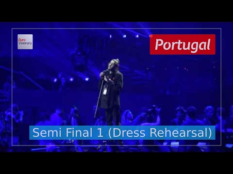 Portugal Eurovision 2017 - Amar Pelos Dois (Semi Final 1 Dress Rehearsal, Live in 4K)