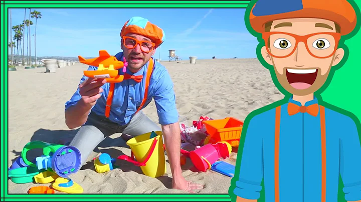 Blippi on the Beach with Sand Toys | Learning Colors for Children - DayDayNews