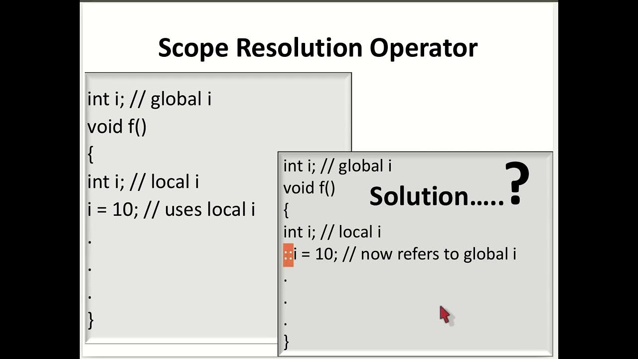scope resolution op 00000 - YouTube