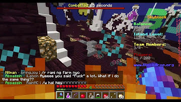 Skyblock BlockDrop Hackers (4 Hackers for 1 video)