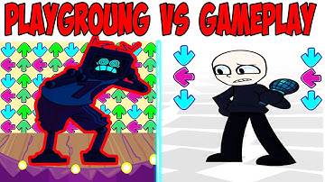 FNF Character Test | Gameplay VS Playground | Eteled | Hex | Cuphead | Aurora