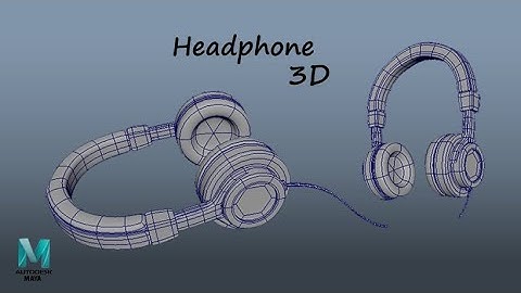 How to make 3D Headphone (simple and easy) Modeling tutorial —— MAYA ANIMATION