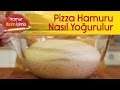 En kolay pizza hamuru nasl yourulur  evde kolay pizza hamuru yapm