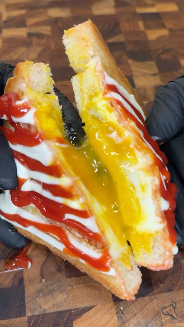 Ham \u0026 Egg Toast #shorts