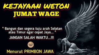 Primbon Jawa : Weton Jumat Wage