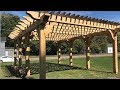 Timber Framed Pergola Michigan City Indiana Timber Framed Pergola Michigan City Indiana