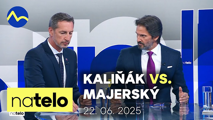 Róbert Kaliňák (Smer SD) vs. Milan Majerský (KDH) | Na telo