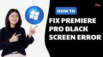 How To Fix Premiere Pro Black Screen Error (EASY)