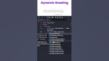 Dynamic Greeting Based on Time — Real-Time Personalized UI