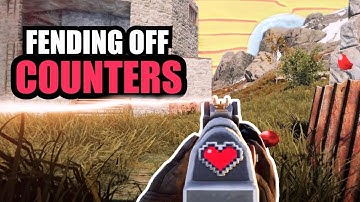 ONLINE RAID + FENDING off COUNTER RAIDERS | Rust Solo Survival (6 of 7)