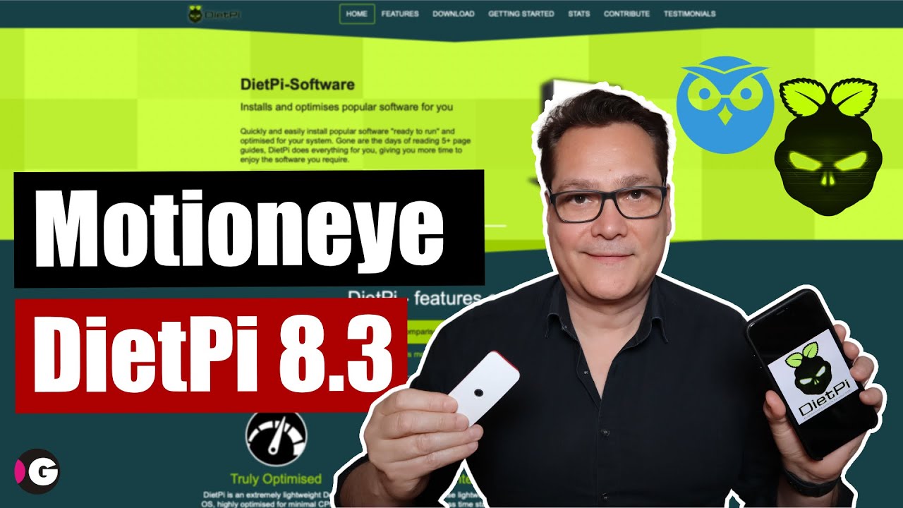 DietPi 8.3: Motioneye wieder zurück! Installation auf Raspberry Pi Zero W
