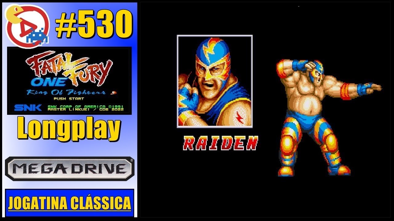 Mega Drive Longplay Fatal Fury One v1.5 - Raiden - YouTube