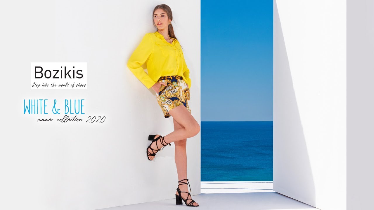 Bozikis Shoes White & Blue // Summer Collection 2020 YouTube