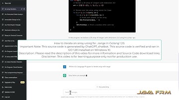 How to iterate an array using for range loop in Golang 1.20