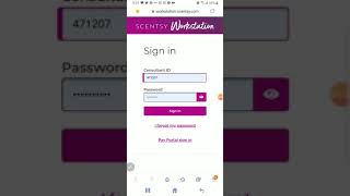 How to get your Scentsy 1099 or Generate a pay statement Android phone demo
