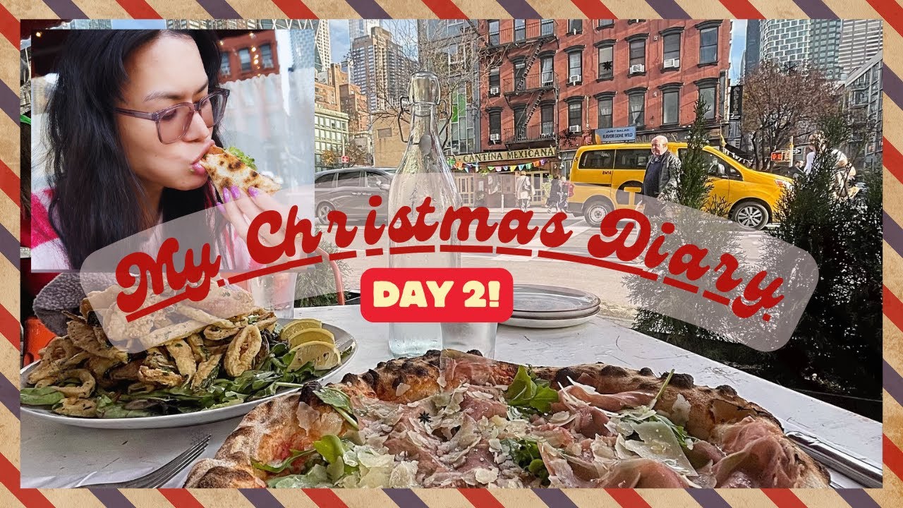 Hells Kitchen NYC Brunching in Holiday Season 🍕 My Christmas NYC Diary