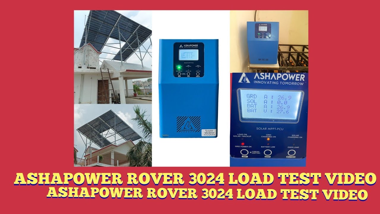 Ashapower Rover 3024 load test video