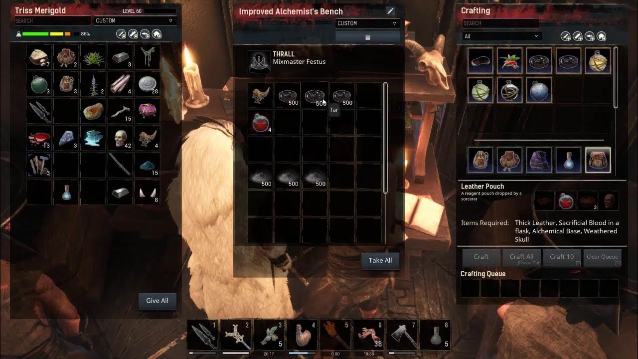 Conan Exiles Exploring Wine Cellar Below Conan's Bar PC Exiled