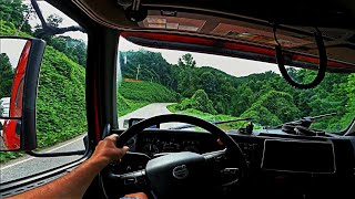 POV, narrow roads Nantahala, NC. If Hawaii was in the Smoky Mountains.