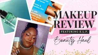 Product Review | Trying out E.L.F. New Bronzing Drops & Power Grip Setting Spray #youtube #review