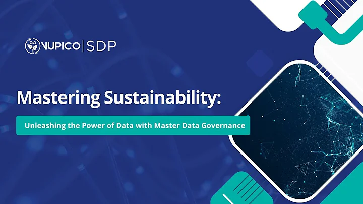 Mastering Sustainability Unleashing the Power of Data with Master Data Governance