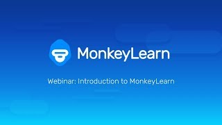 Webinar - Pengantar MonkeyLearn