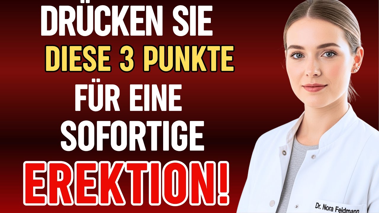 Urologin erklärt: 3 Geheime Druckpunkte zur Wiederherstellung Ihrer Morgenerektionen Nach 60 Jahren