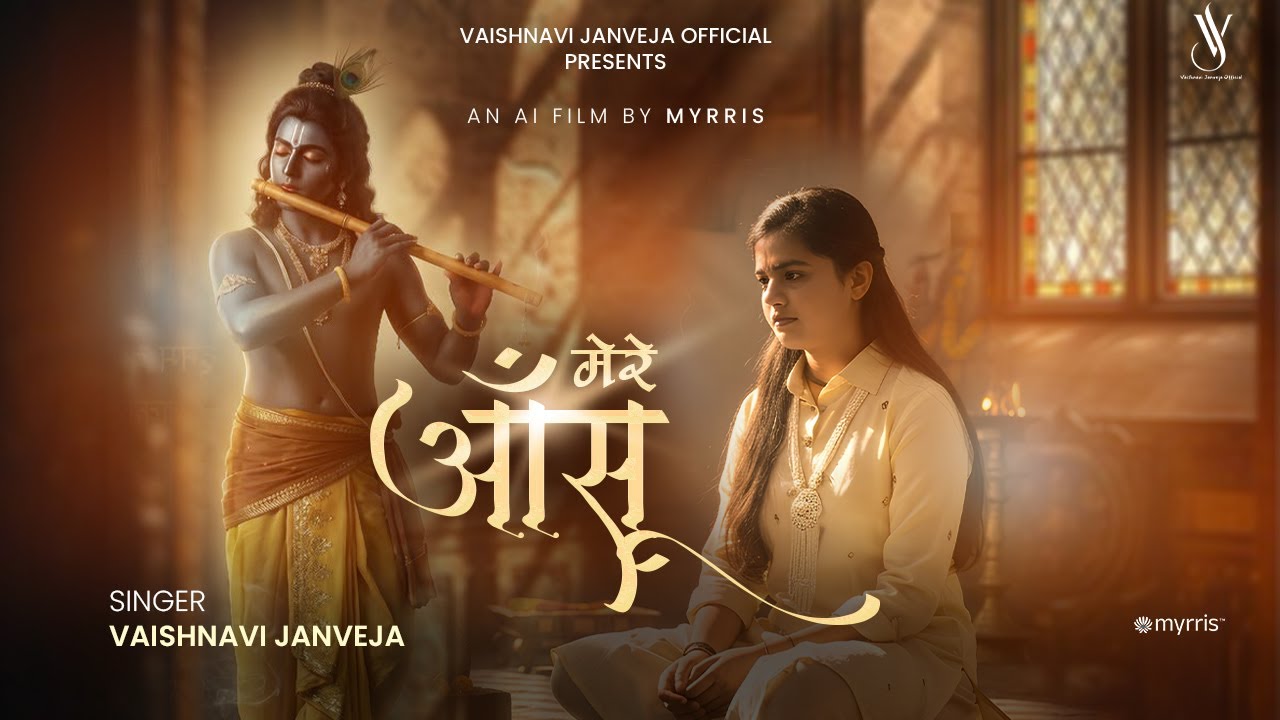 Mere Aansu - Official Bhajan | Vaishnavi Janveja | First AI Animated Video Of Shyam Jagat |मेरे आँसू