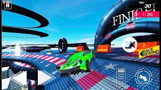Racing 2020  Car Racing "Down Town City" Impossible Stunts Car Games - Android GamePlay screenshot 1